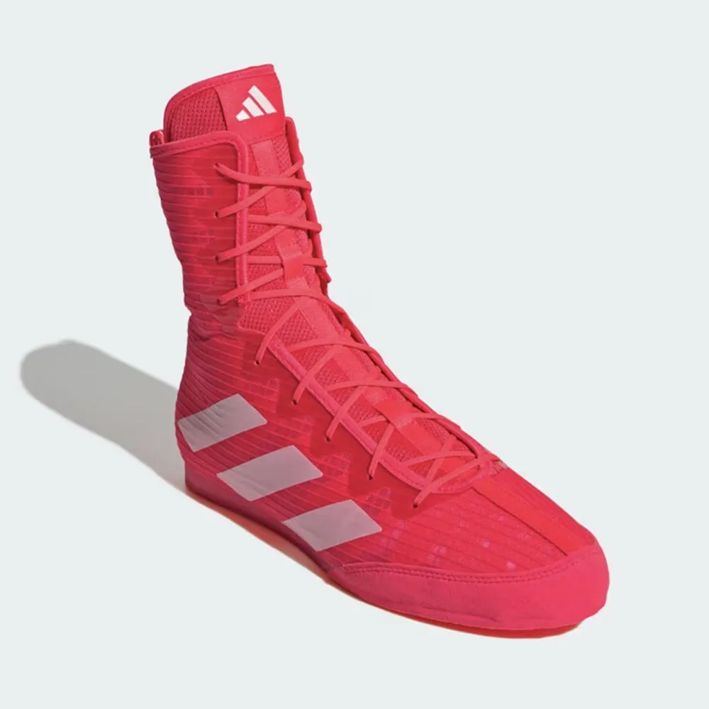Adidas Box Hog 4 Boxing Boots - Lucid Red