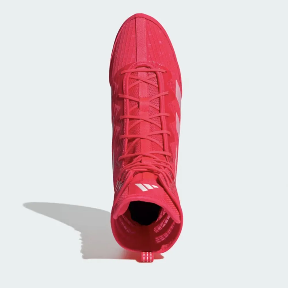 Adidas Box Hog 4 Boxing Boots - Lucid Red