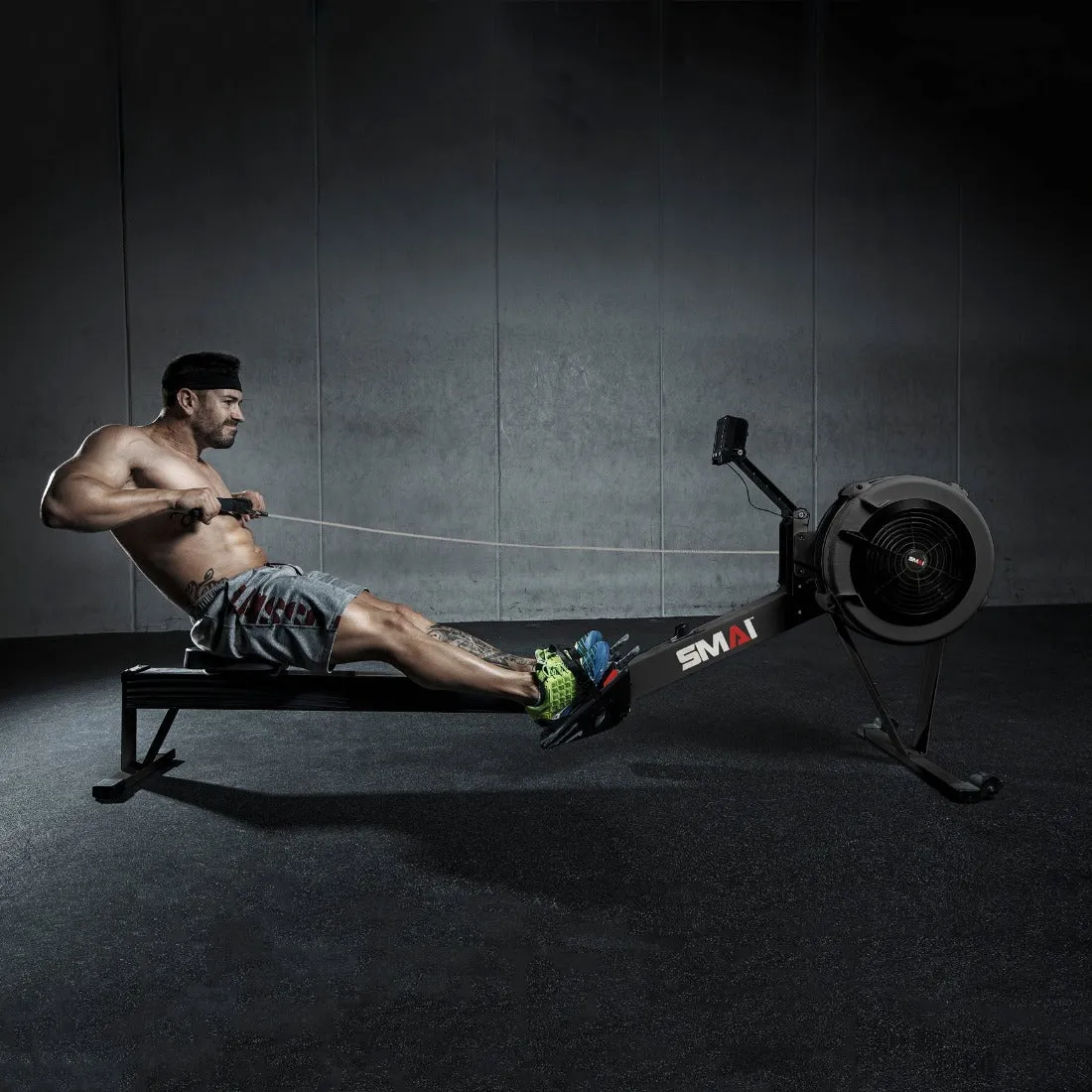 Air Rower Rowing Machine Smai