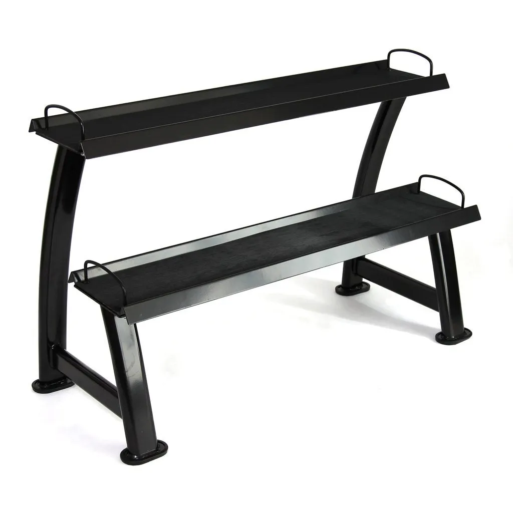 Cast Iron Kettlebell Set 56kg with Storage Rack Smai