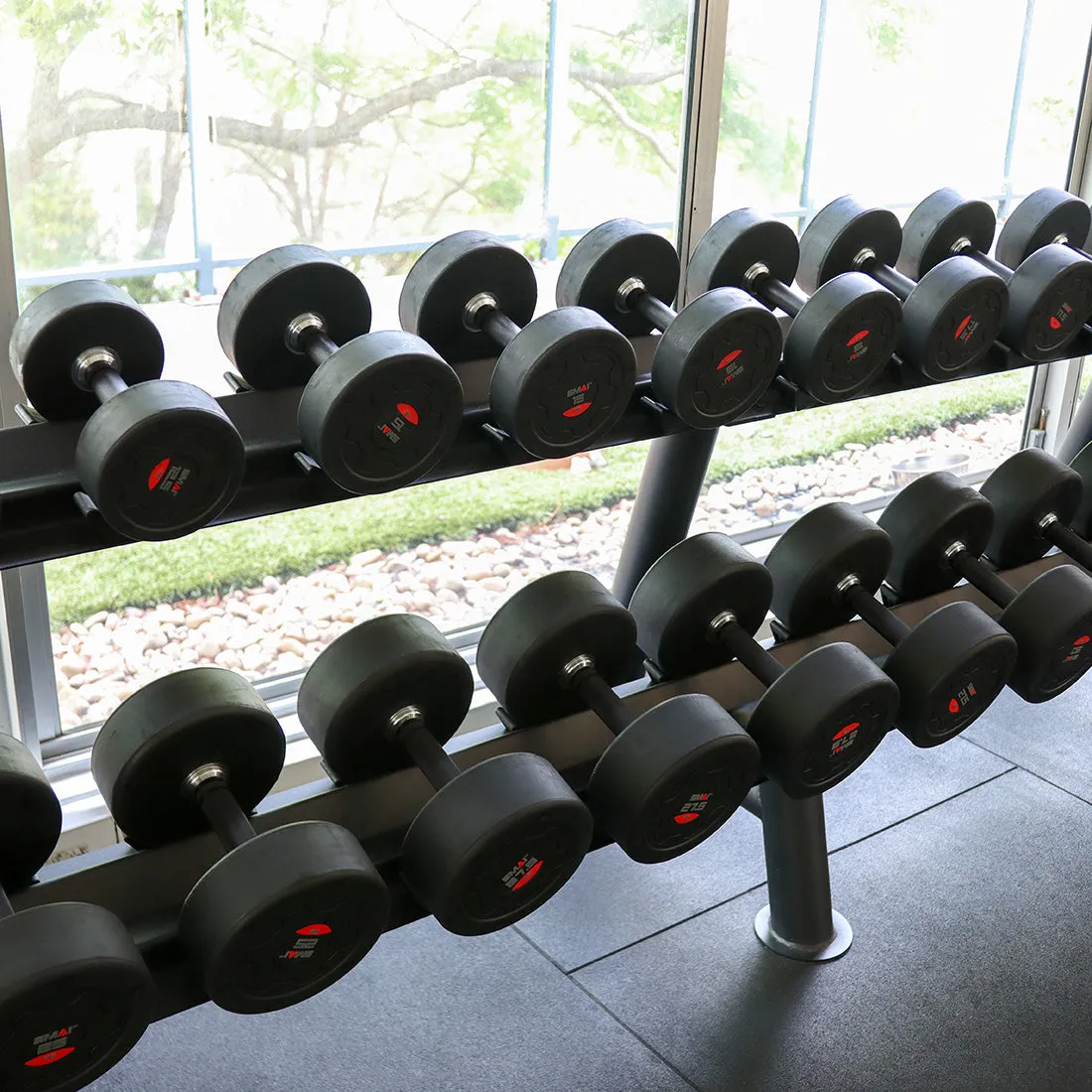 Commercial Dumbbell Set with Rack 5-60kg Smai