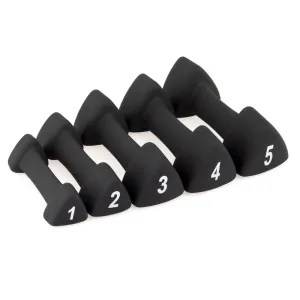 Dumbbell Set - Neoprene 1kg-5kg Pairs Smai