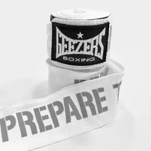 Geezers Prepare To Fight Hand Wraps - White