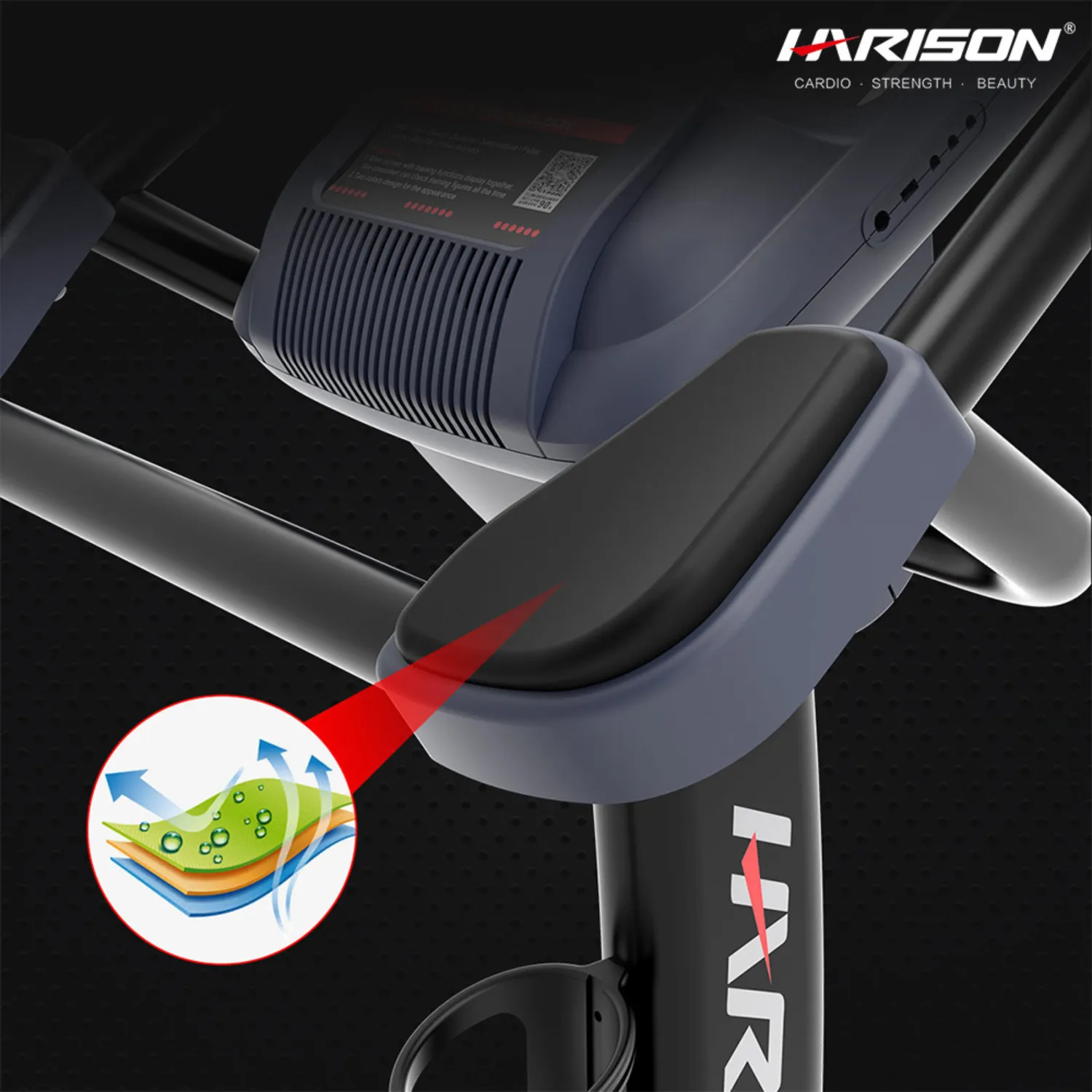 Harison Discover B3600 Light Commercial Exercise Upright Bike