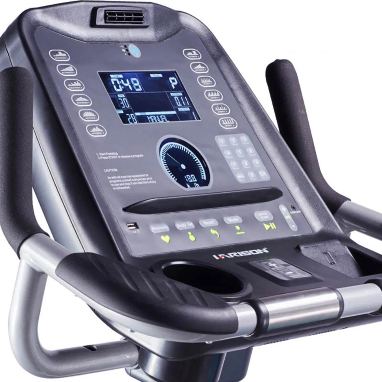 Harison HR-B3800TRACK Commercial Upright Exercise Bike - Touch Screen Console