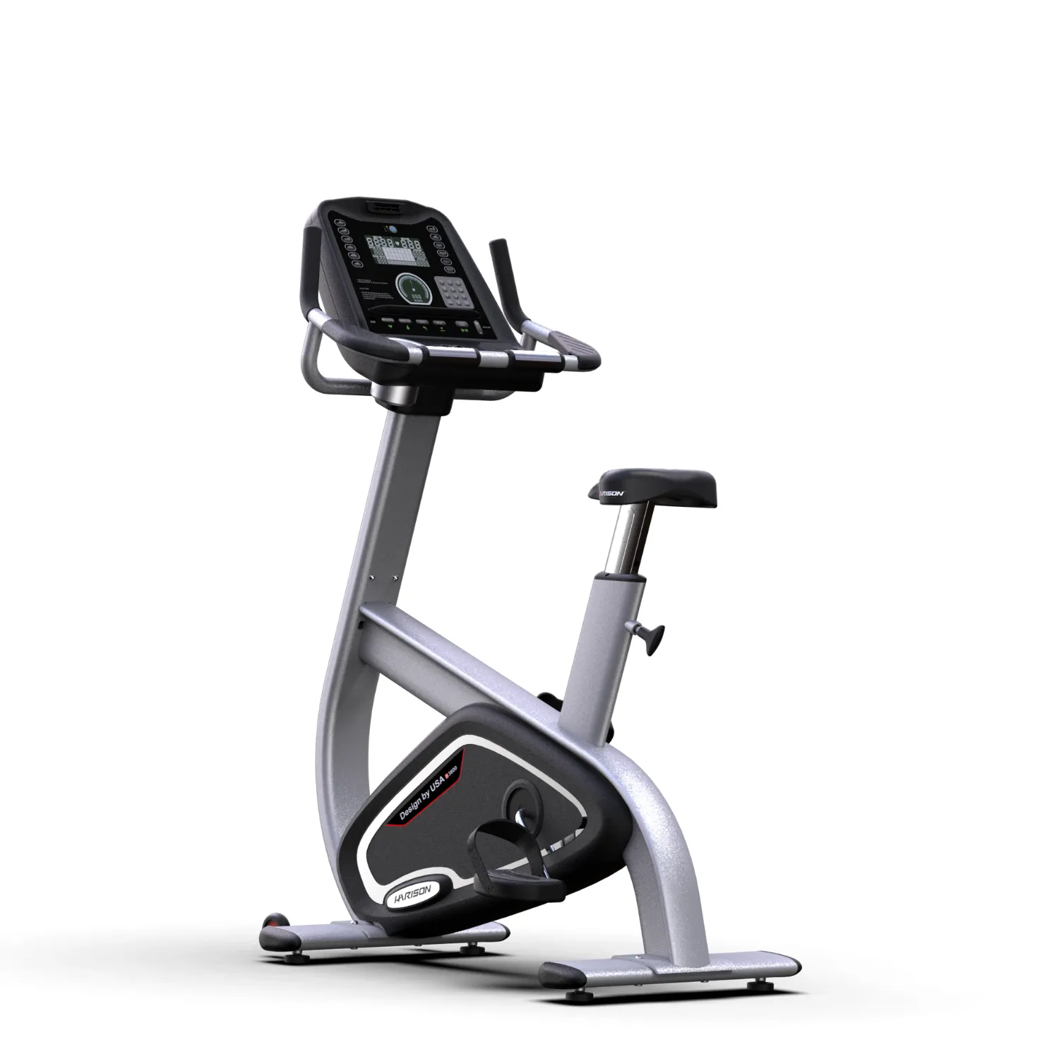 Harison HR-B3800TRACK Commercial Upright Exercise Bike - Touch Screen Console