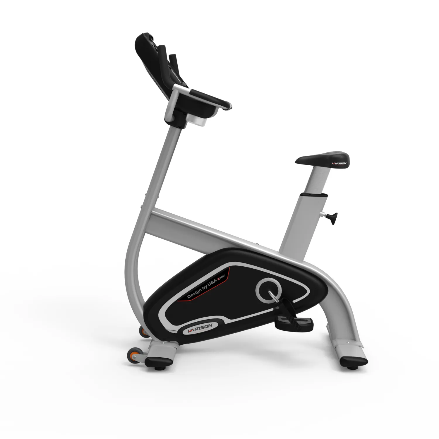 Harison HR-B3800TRACK Commercial Upright Exercise Bike - Touch Screen Console