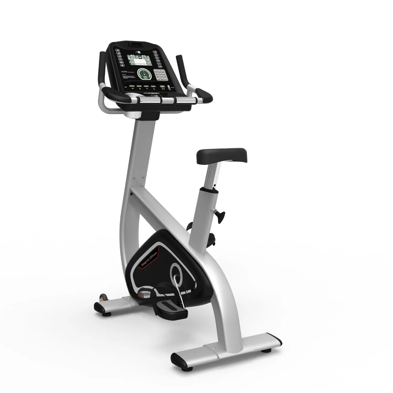 Harison HR-B3800TRACK Commercial Upright Exercise Bike - Touch Screen Console