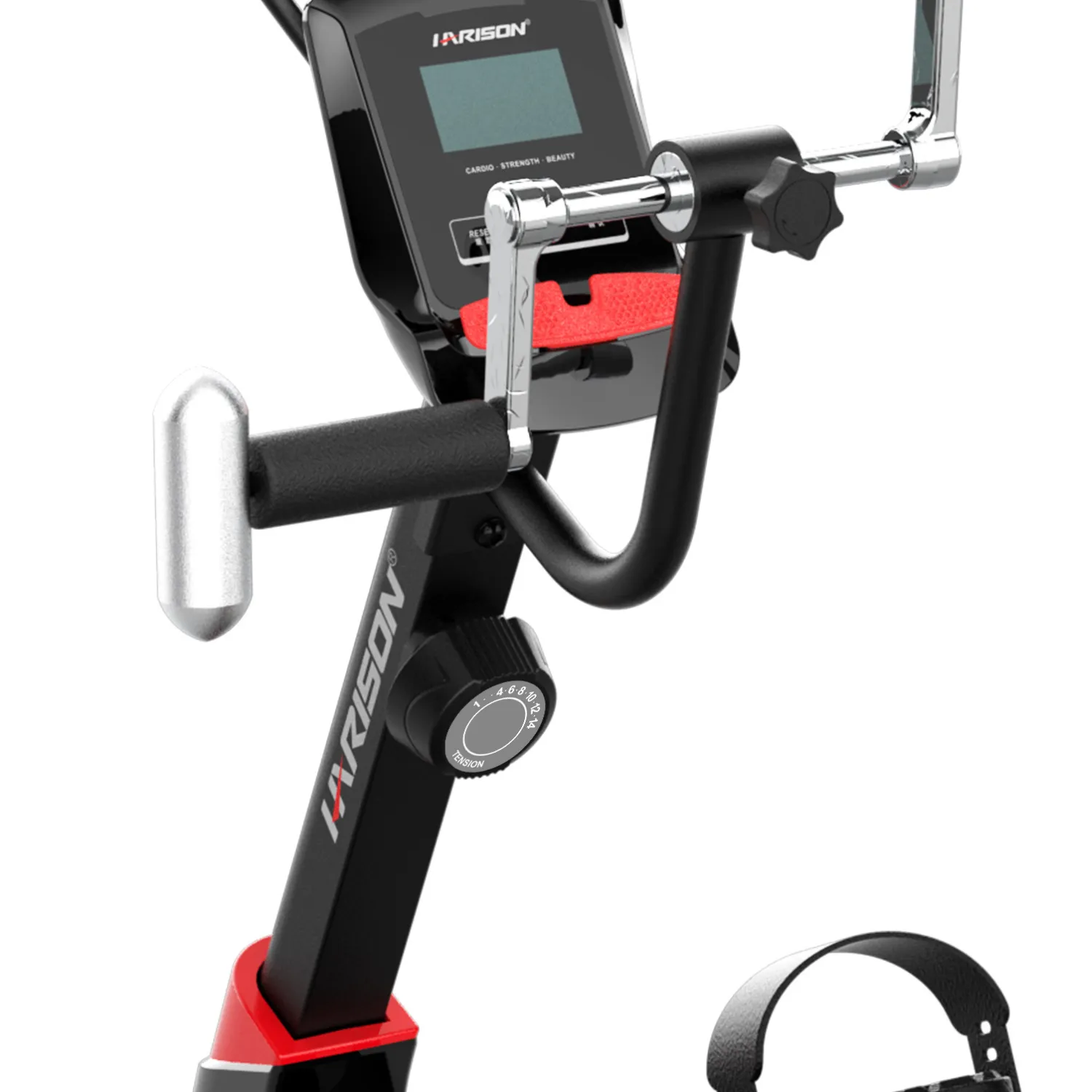 Harison Sharp Serie HR-Recumbent Exercise Bike With Arm Exerciser