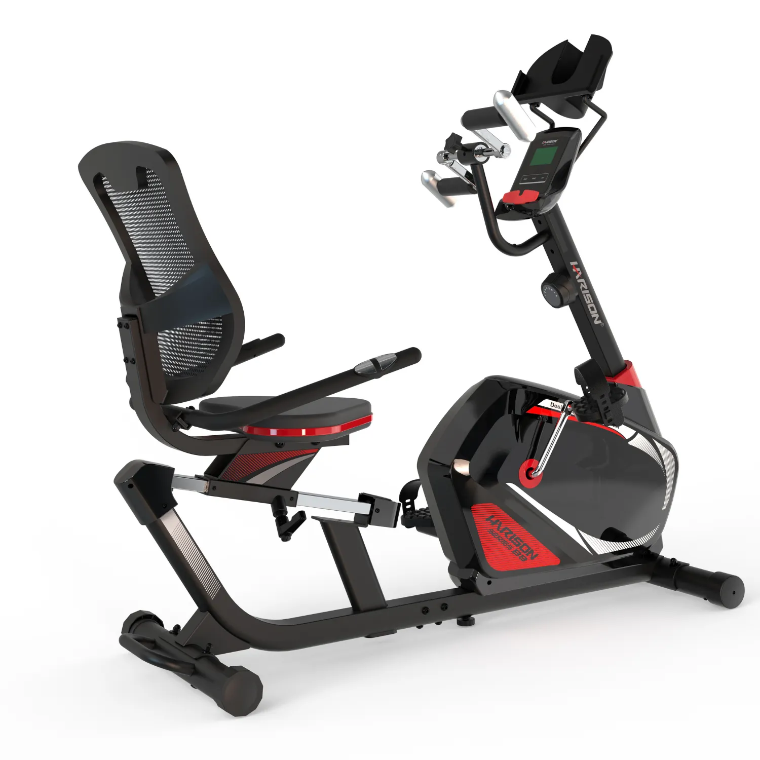 Harison Sharp Serie HR-Recumbent Exercise Bike With Arm Exerciser