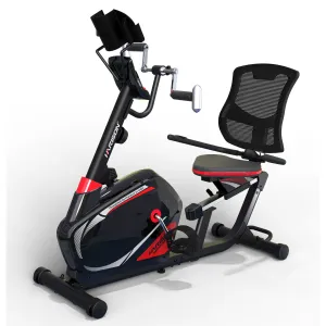 Harison Sharp Serie HR-Recumbent Exercise Bike With Arm Exerciser