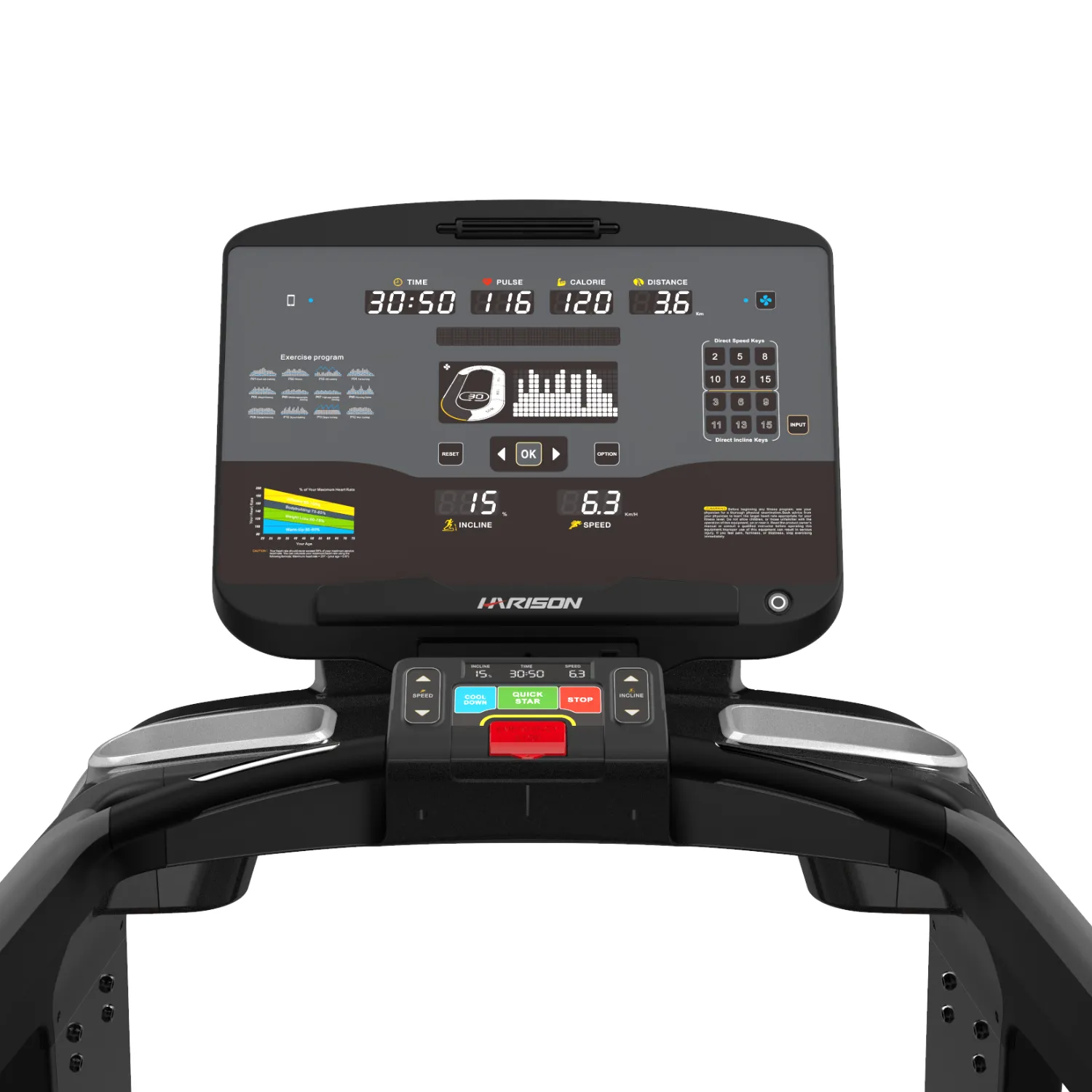 Harison T3800/T3800TRACK Commercial Treadmill