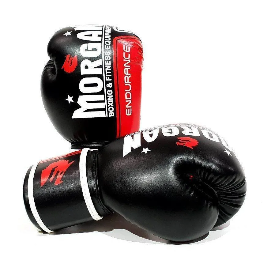 Morgan Endurance Pro Focus Pad & Boxing Gloves Set