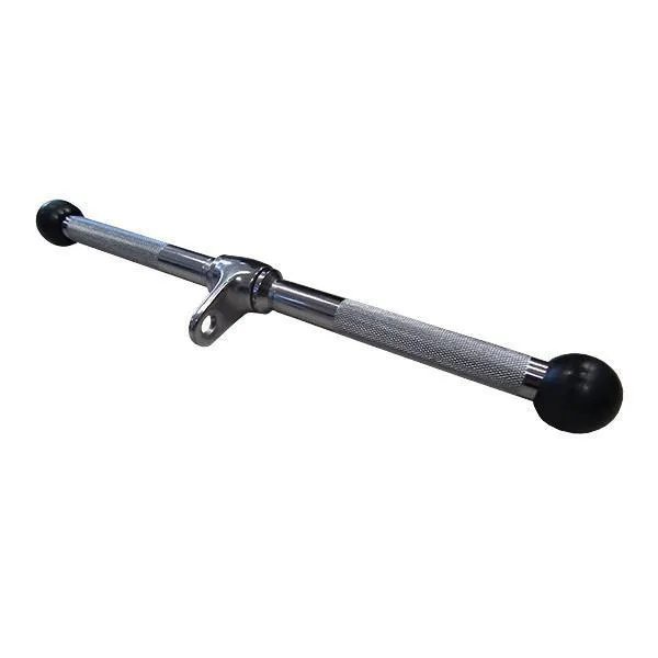 Muscle Motion 20inch Revolving Straight Bar with Rubber ends AC1003