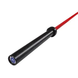 Muscle Motion 20kg Cerakote Red Olympic Barbell (1500LBS RATING)