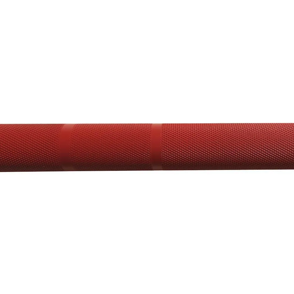 Muscle Motion 20kg Cerakote Red Olympic Barbell (1500LBS RATING)