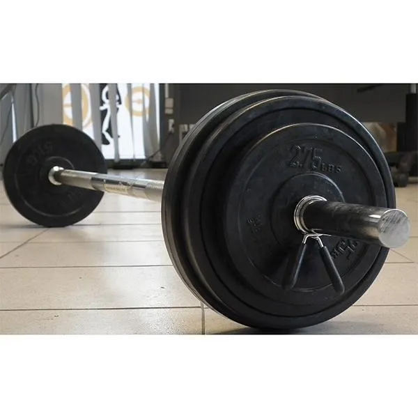 Muscle Motion 46.5kg Rubber Standard Barbell Set