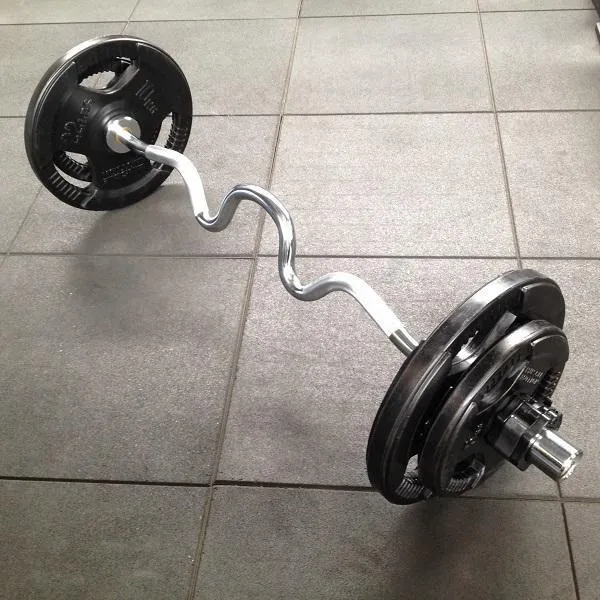 Muscle Motion 4ft Olympic Super Curl Bar