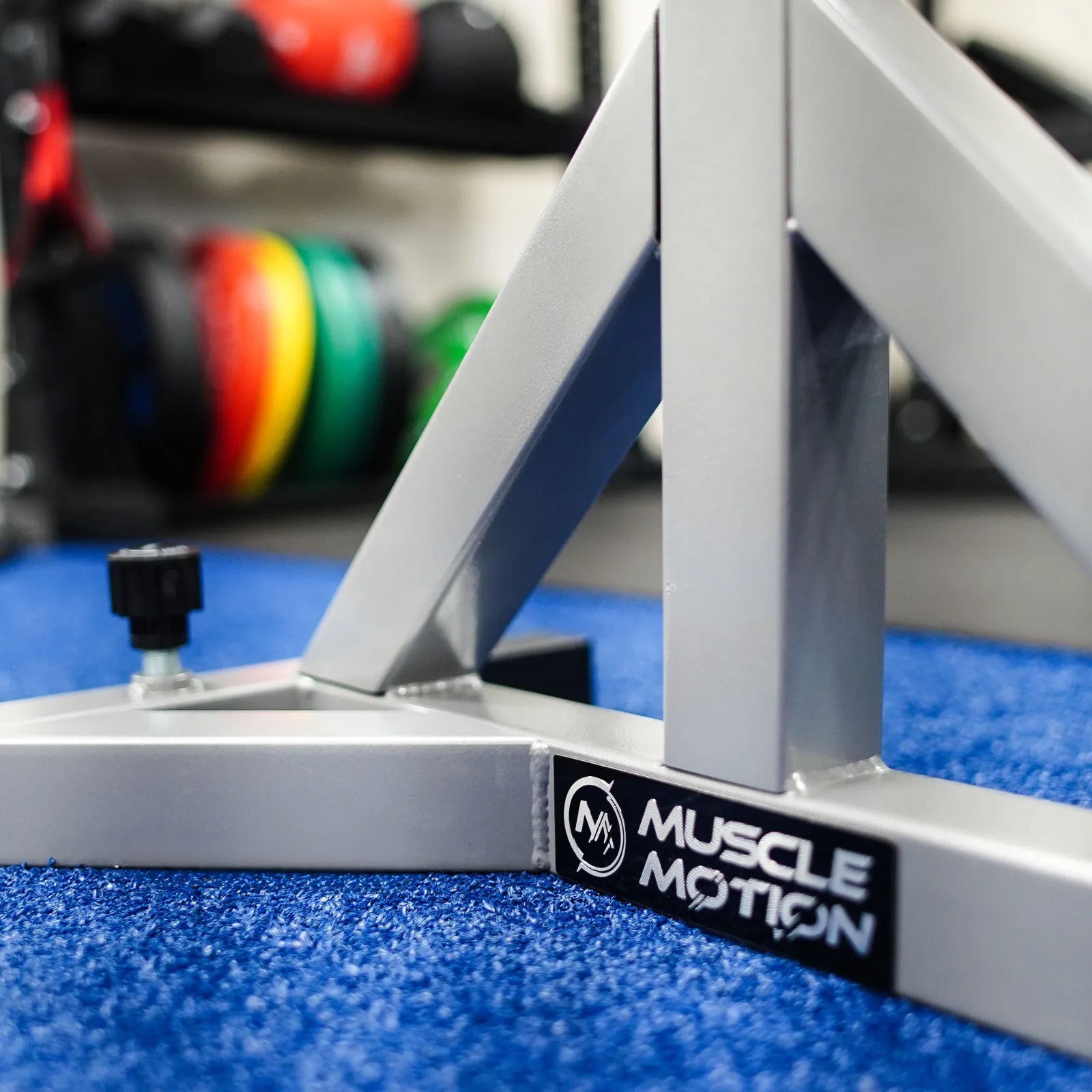 Muscle Motion Adjustable Barbell Squat Stands with Dip Handles SST2 (Rating Certified)