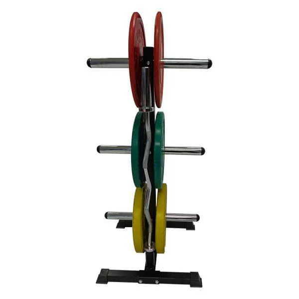 Muscle Motion Bumper Plate and Barbell Storage Rack