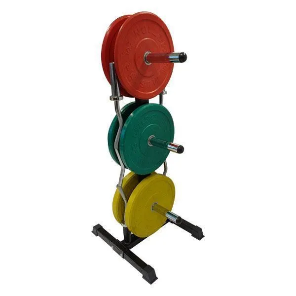 Muscle Motion Bumper Plate and Barbell Storage Rack