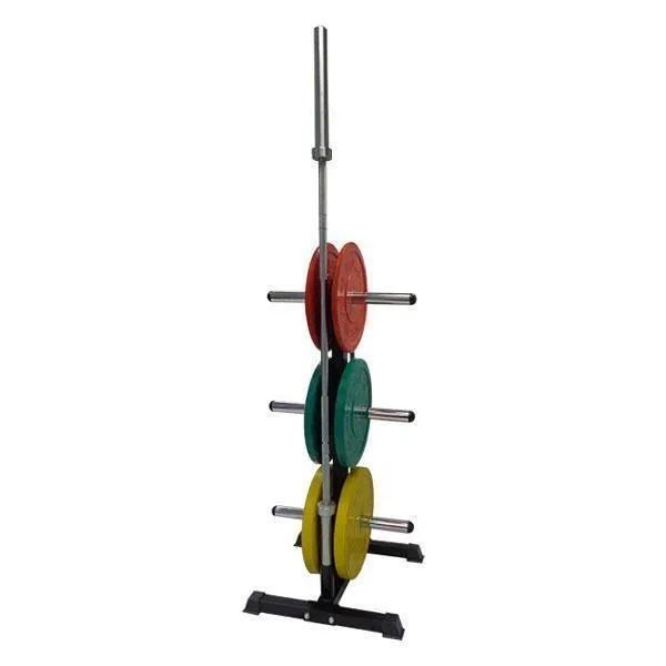 Muscle Motion Bumper Plate and Barbell Storage Rack