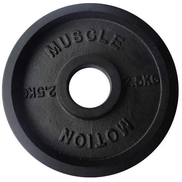 Muscle Motion Cast Iron Machined Olympic Weight Plates