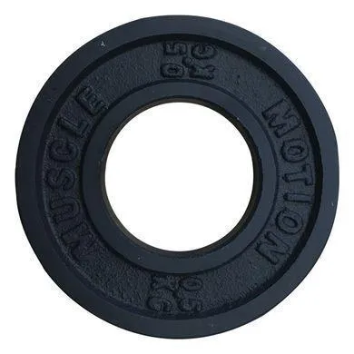 Muscle Motion Cast Iron Machined Olympic Weight Plates