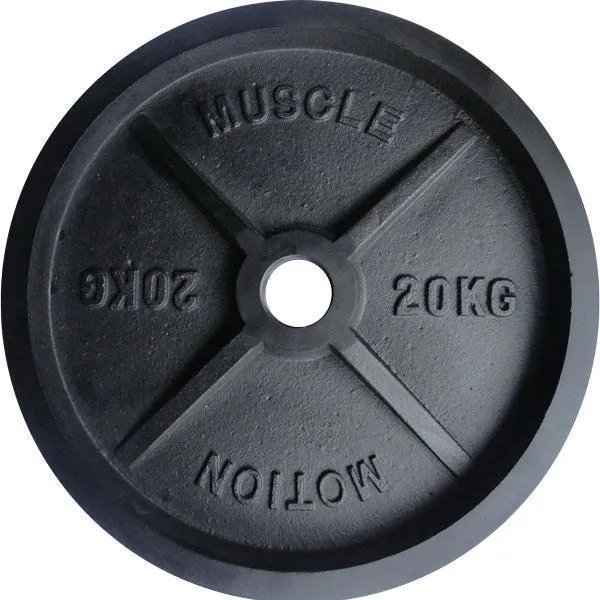 Muscle Motion Cast Iron Machined Olympic Weight Plates