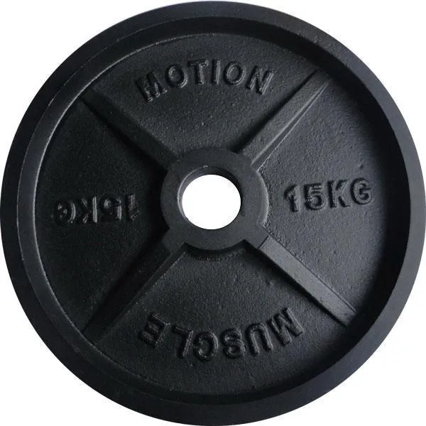 Muscle Motion Cast Iron Machined Olympic Weight Plates