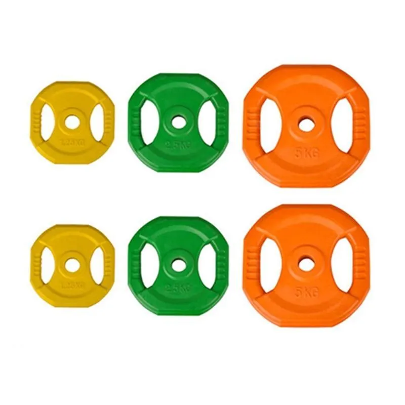 Muscle Motion Colour Rubber Standard Barbell Set - 26.5kg