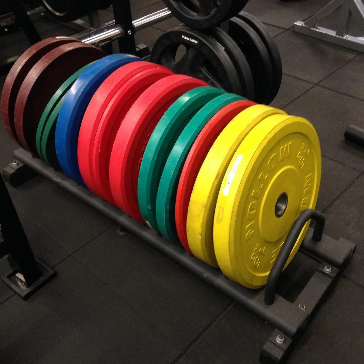 Muscle Motion Commercial Bumper Plate Toaster Rack
