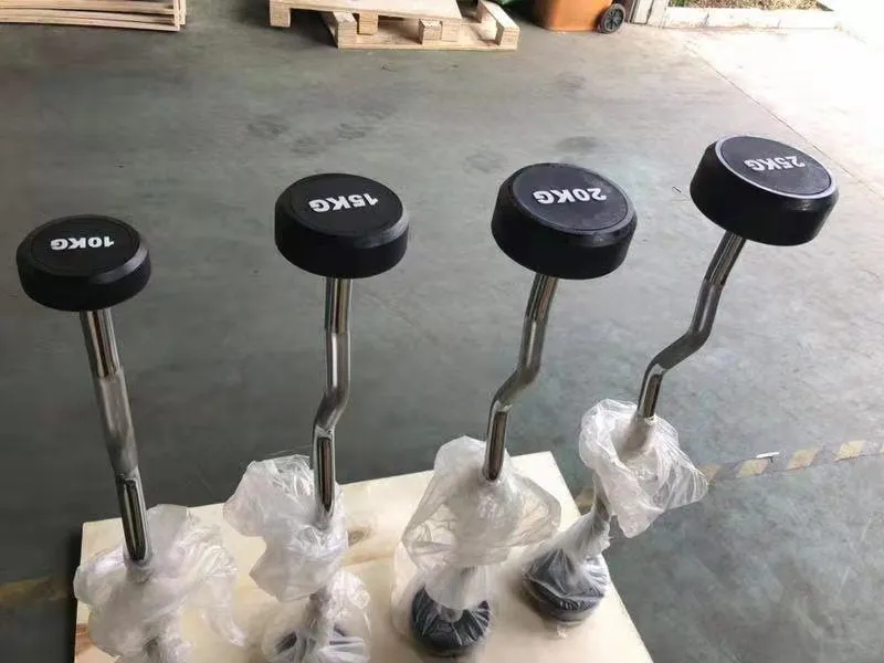 Muscle Motion Fixed Curl Barbell And Rack Package 7.5kg-30kg