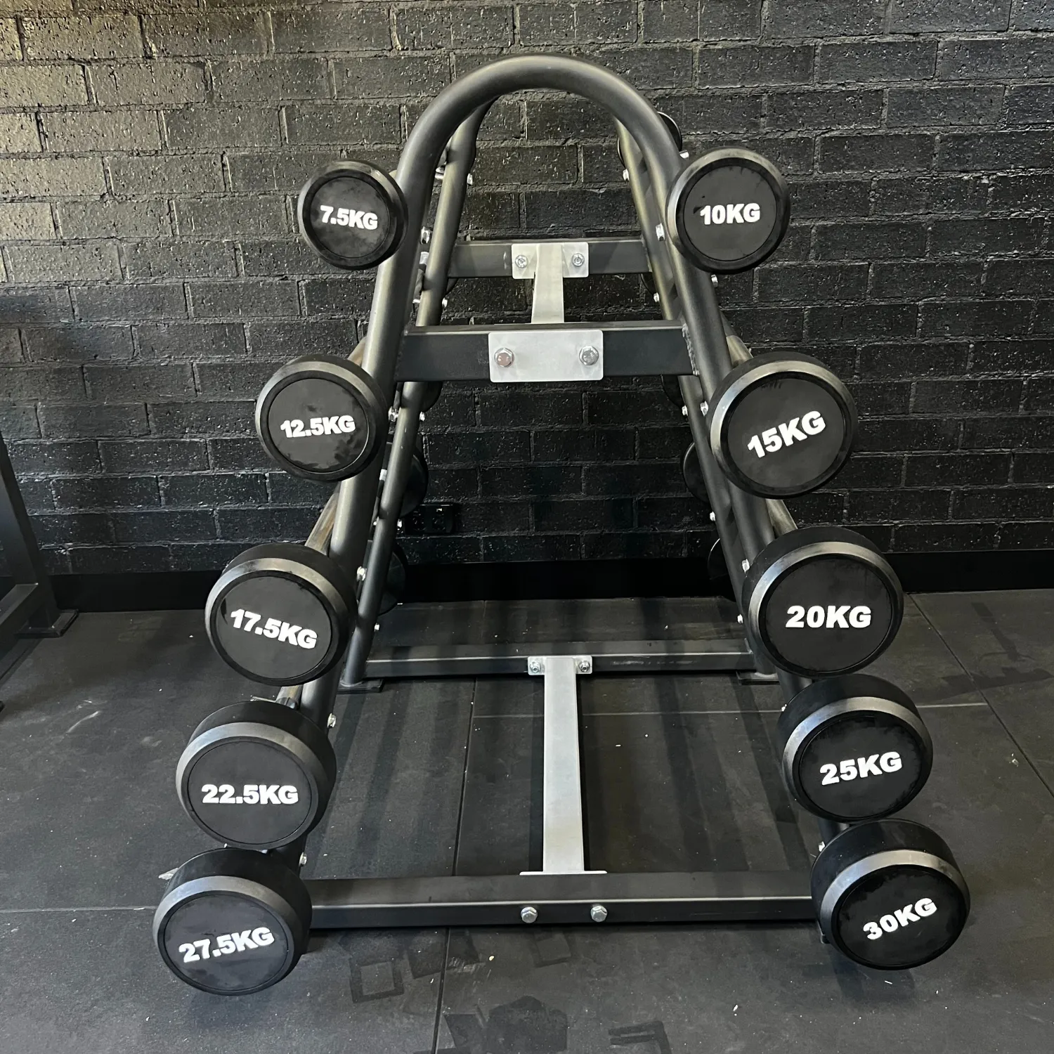 Muscle Motion Fixed Curl Barbell And Rack Package 7.5kg-30kg