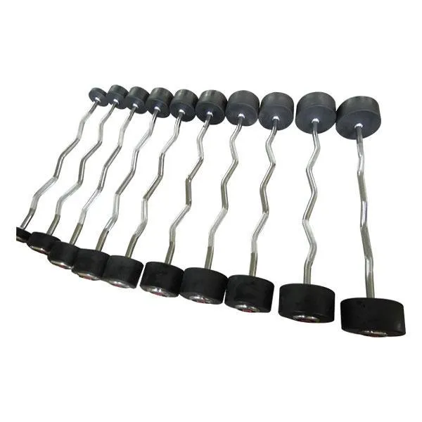 Muscle Motion Fixed Curl Barbell And Rack Package 7.5kg-30kg