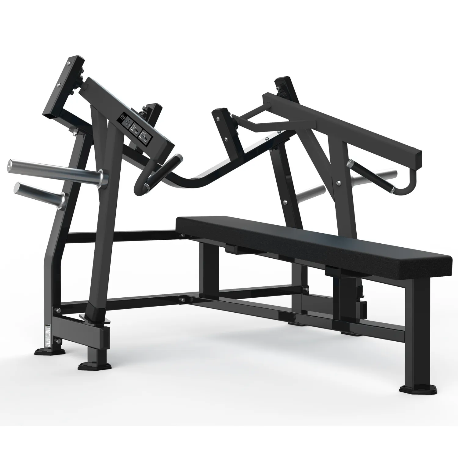 Muscle Motion Iso-Lateral Horizontal Flat Bench Press   Plate Loaded