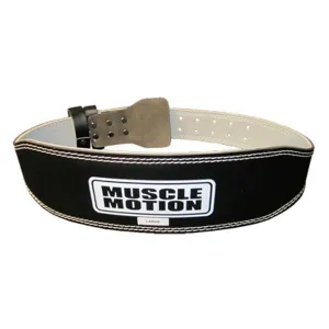 Muscle Motion Leather Weight Lifting Belt