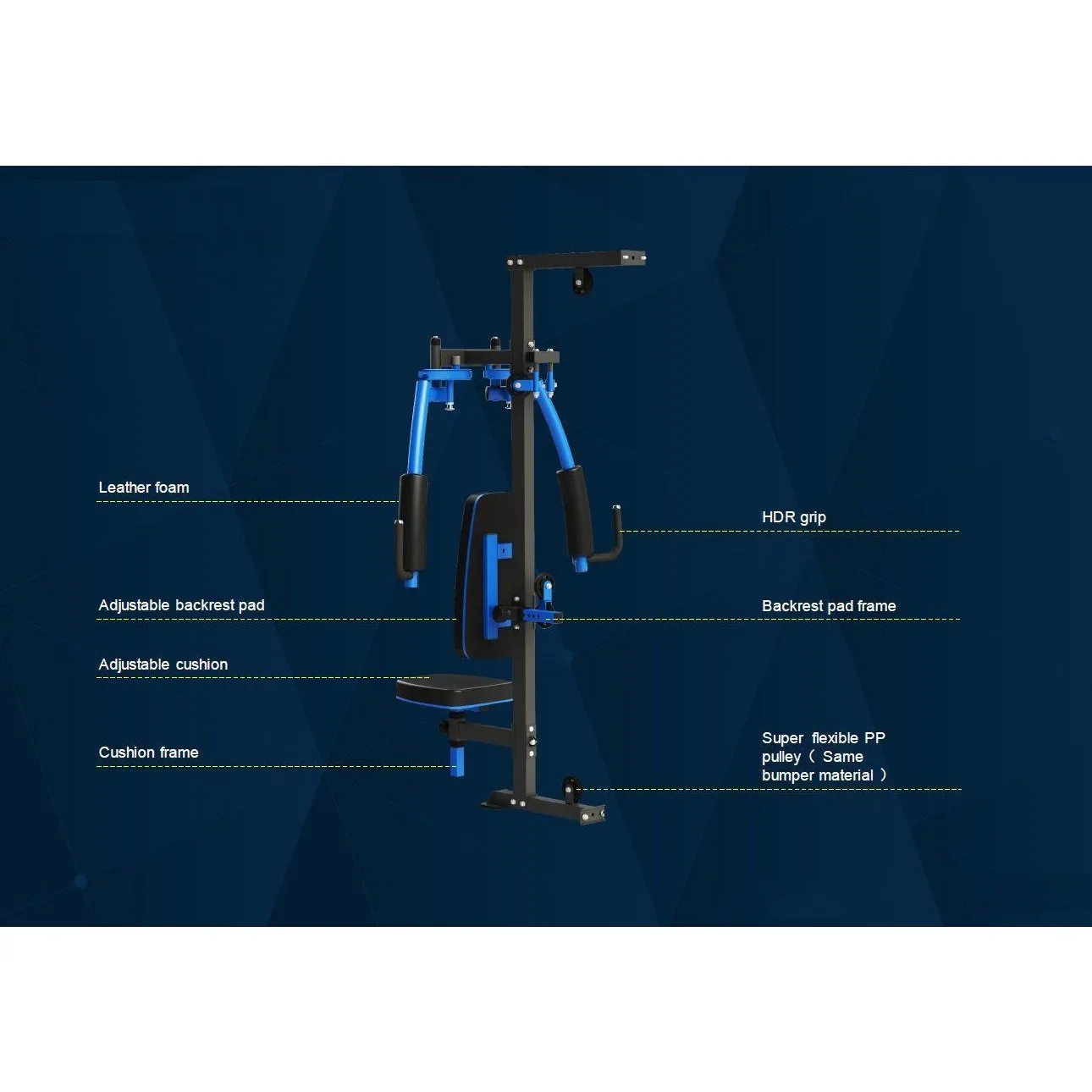 Muscle Motion Light Commercial 3 Station Home Gym   Pec Dec   VKR   Bench MSG1000ACDE