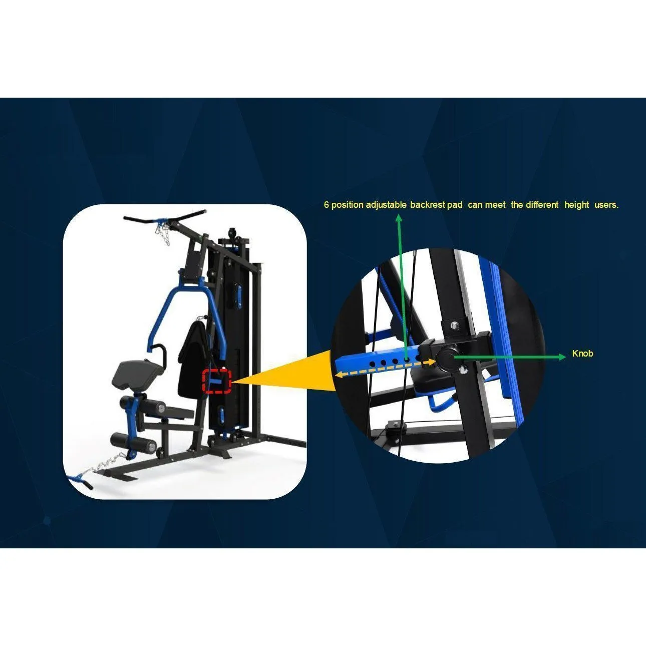 Muscle Motion Light Commercial 3 Station Home Gym   Pec Dec   VKR   Bench MSG1000ACDE