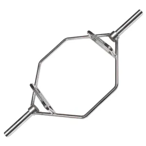 Muscle Motion Olympic Hex Shrug Deadlift Trap Barbell 4.5ft