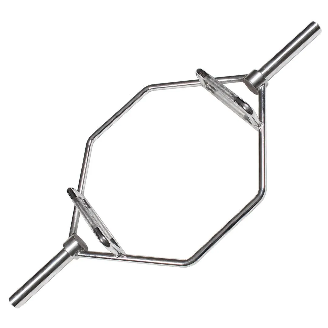 Muscle Motion Olympic Hex Shrug Deadlift Trap Barbell 4.5ft