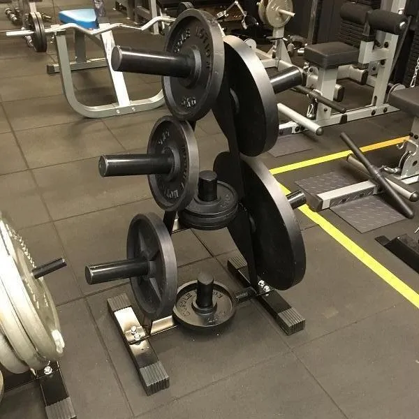 Muscle Motion Olympic Weight Plate Rack
