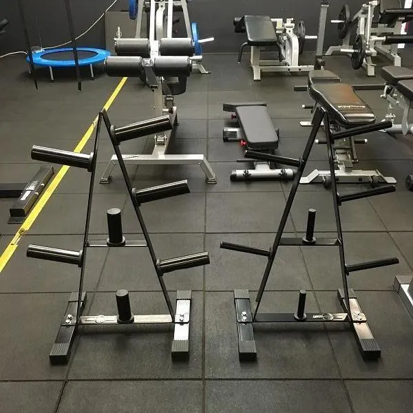 Muscle Motion Olympic Weight Plate Rack