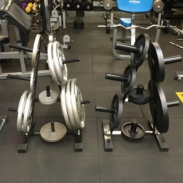 Muscle Motion Olympic Weight Plate Rack