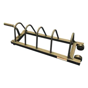 Muscle Motion Plate Storage Rack With Wheels