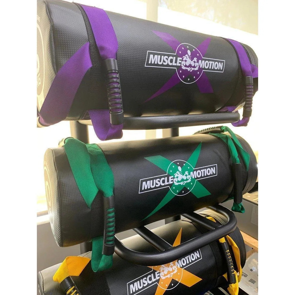 Muscle Motion Power Bag Storage Rack