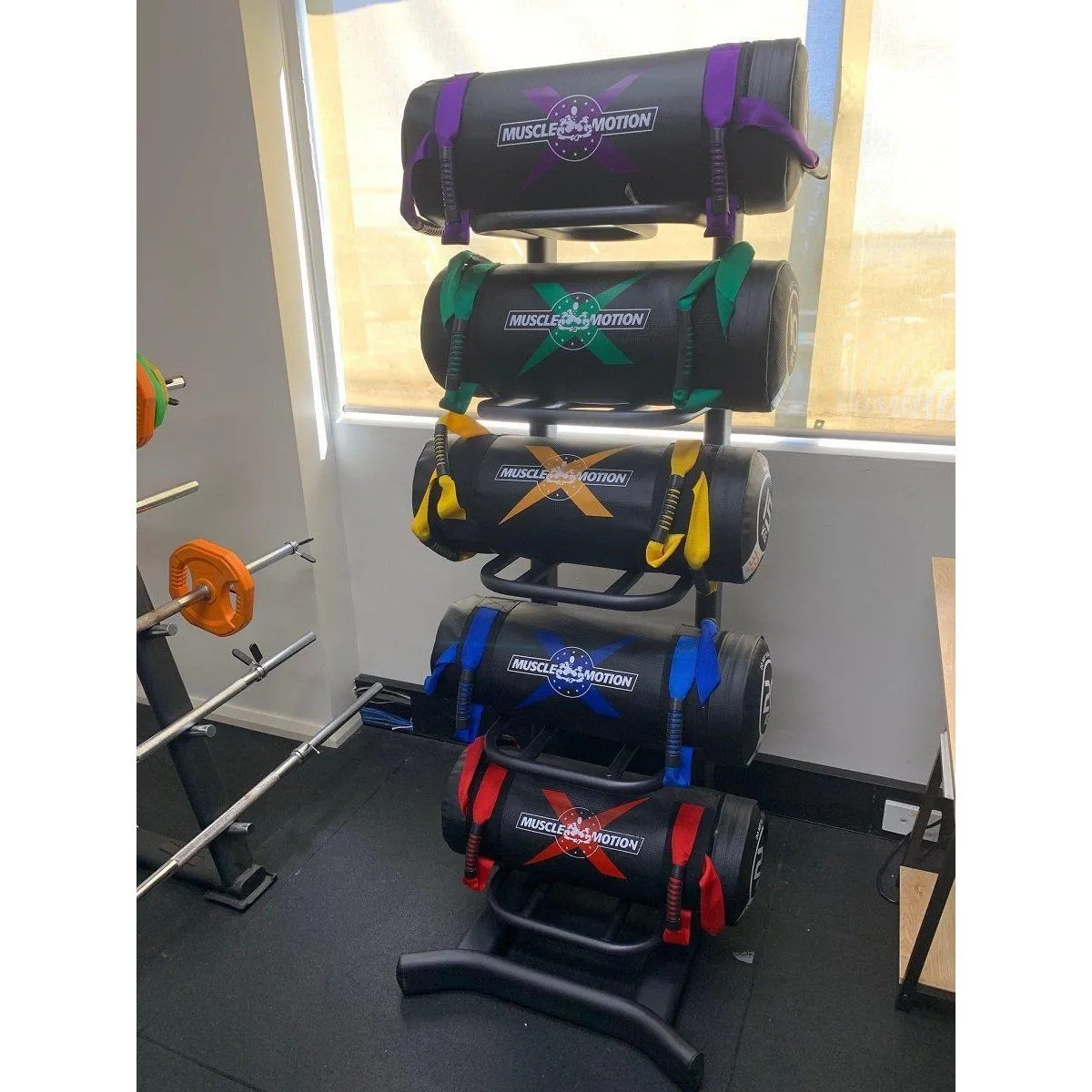Muscle Motion Power Bag Storage Rack