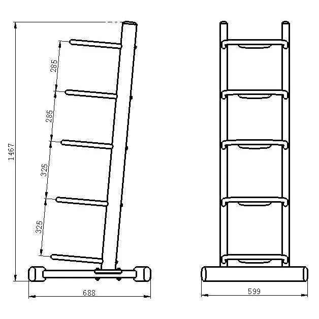 Muscle Motion Power Bag Storage Rack