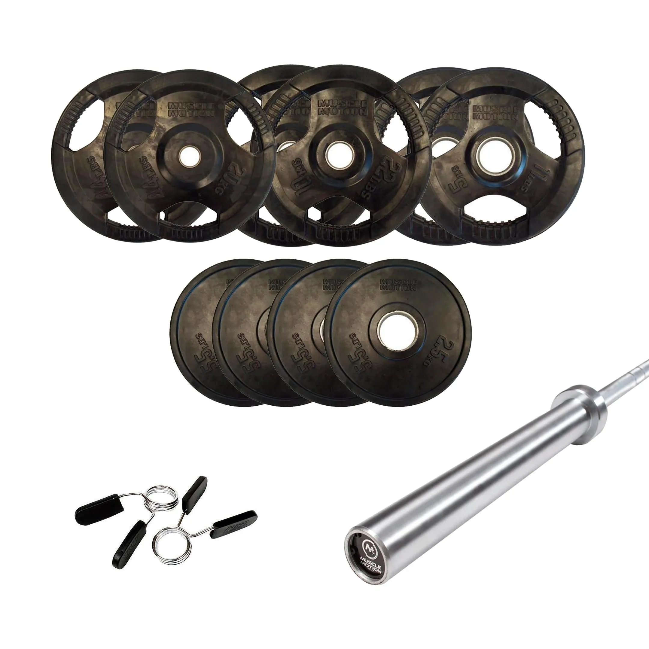 Muscle Motion PR1012 Package - Power Rack   Bench   Bar   77.5kg Olympic weights