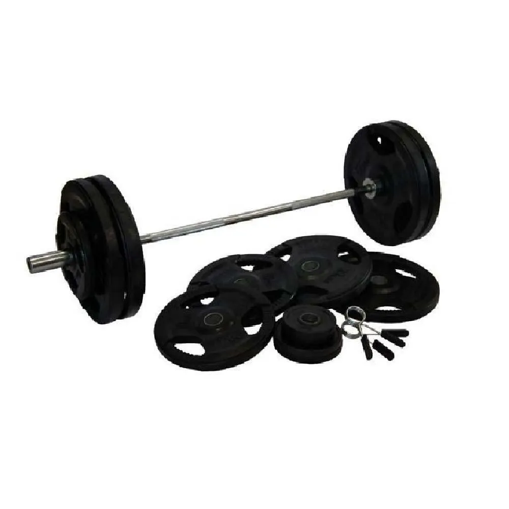 Muscle Motion Rubber Olympic Barbell Set